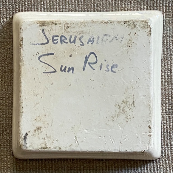 Jerusalem Pottery Jewelry Tray - Picture 2 of 2